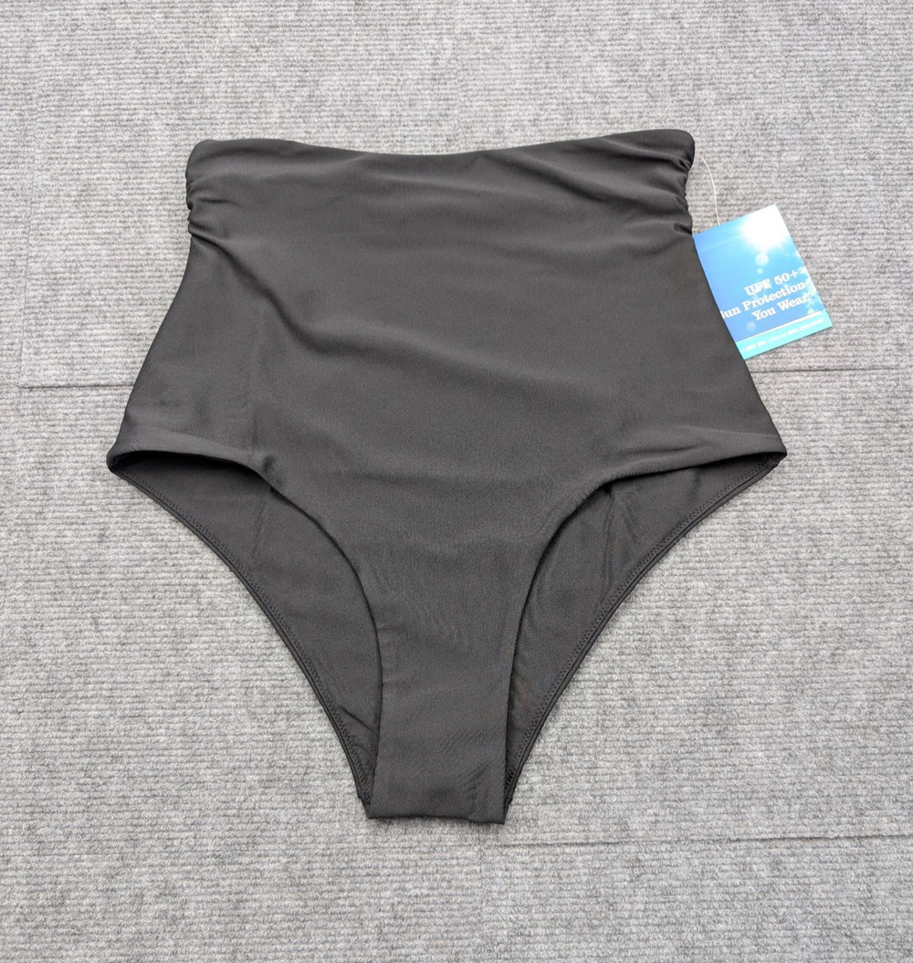 Coolibar Golden Isles Ultra High Rise Swim Bottoms Womens Large UPF 50+ Beach